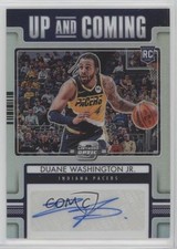 2021 Panini Contenders Optic Up and Coming 125/149 Duane Washington Jr Auto 0ud4