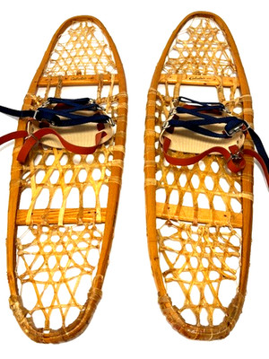 PAIR OF ''CABELA'S'', BENTWOOD & GUT SNOW SHOES