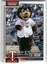 2026 Topps MLB Series 1 Celebrations T.C. Bear #M-10 Minnesota Twins Mascot