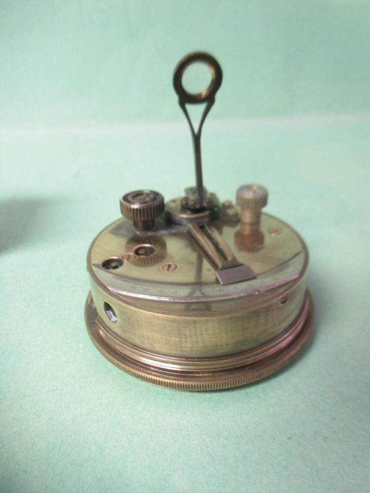 Vintage A Hobbs Brass Pocket Sextant