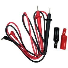 42" Test Leads with Mini-Banana Jacks and Insulated Screw-On Alligator Clips ...