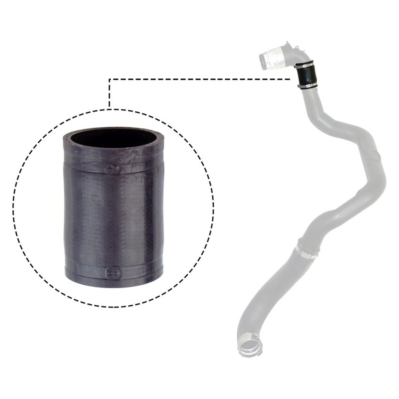 Gates Turbocharger Hose - 09-0534 - OE Matching Quality and Specification