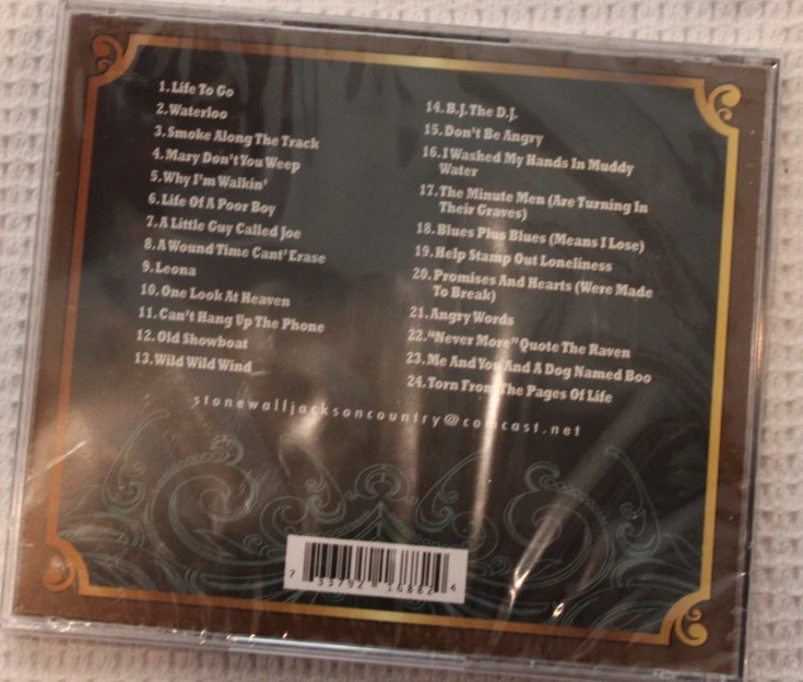 Stonewall Jackson -- The Golden Years Of Country -- Music CD -- NIB Foto 4 de 4