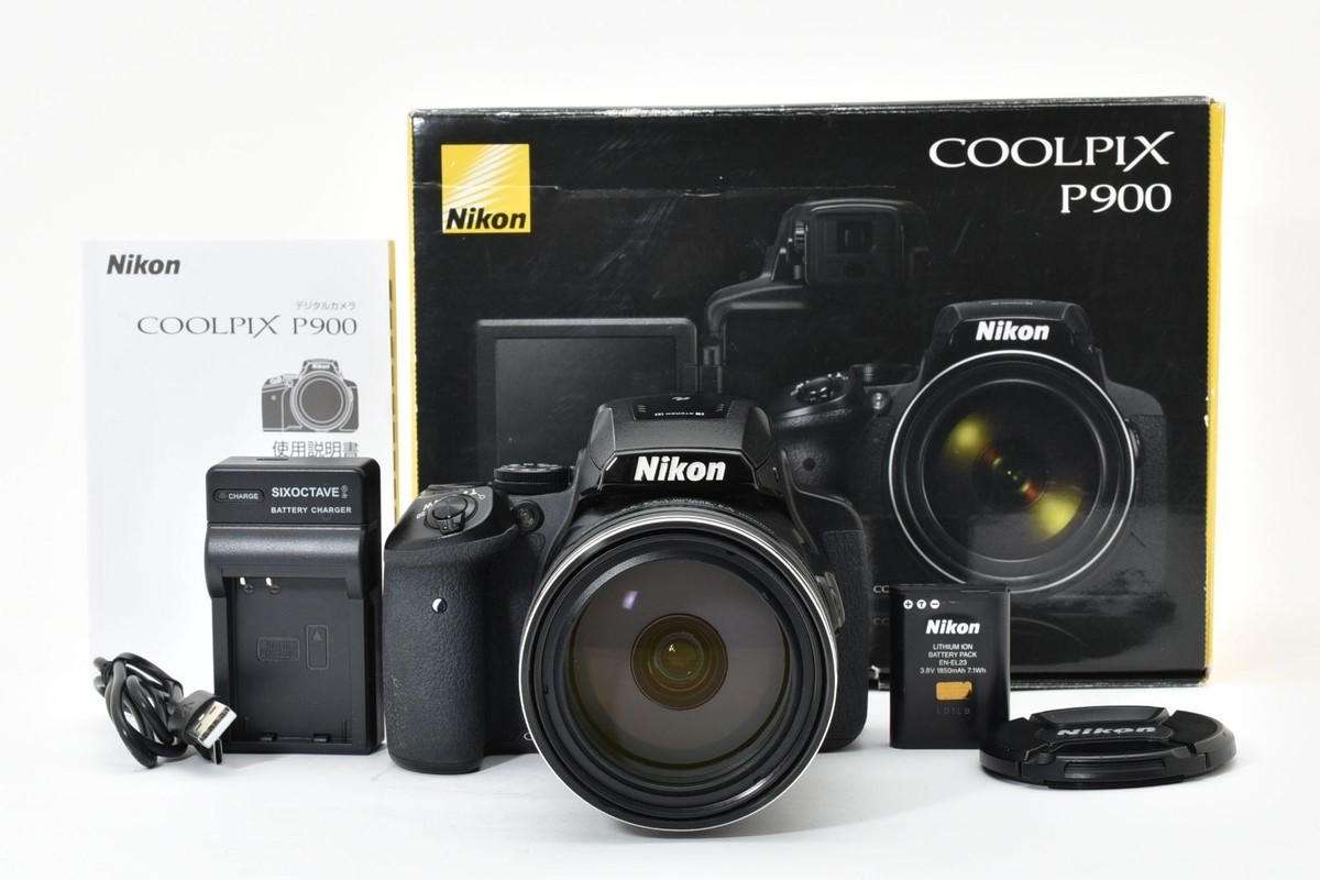 Nikon COOLPIX P900 Black Compact Digital Camera 16MP 83x Nikon COOLPIX P900 Black Compact Digital Camera 16MP 83x