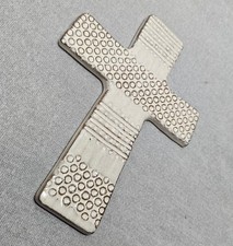 Cross Red Clay Pottery Wall Decor Christian 10" x 7"