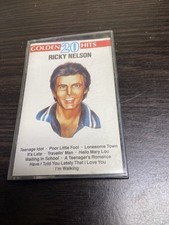 Golden 20 Hits by Ricky Nelson Tape Cassette Very Good Tested