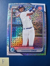 2024 Bowman Chrome Mojo Refractor Fernando Cruz #BCP-197 Chicago Cubs