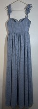 Azazie Women's Bridesmaid Size 10– Dusty Blue
