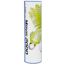 Nylon Tournament Badminton Shuttlecocks Yellow 6 Pack Synthetic Feather Birdies