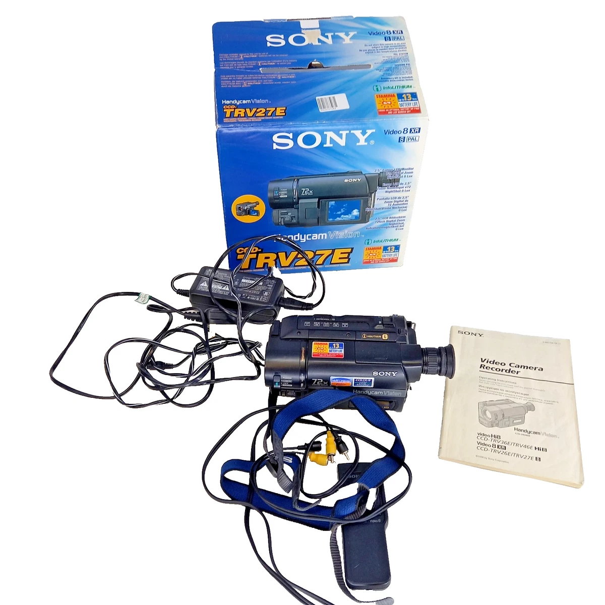 Sony Handycam Video 8 Camcorders 72x Digital Zoom for sale | eBay