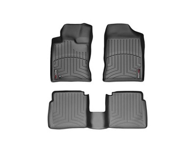 WeatherTech FloorLiner for 2001-2004 Chrysler PT Cruiser - 1st & 2nd Row, Black