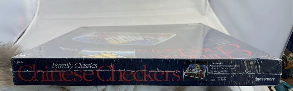 Vintage M&R Toy Chinese Checkers Game Board Pressman 80s or