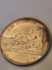 Rep.de GUINEA  1970  Silver Coin 100 Pesetas Guineanas .999 Silver GOYA