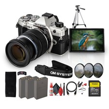 OM SYSTEM OM-5 Mirrorless Camera with 12-45mm f/4 PRO Lens Bundle