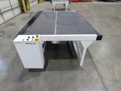Pathfinder EasyLoader 80''x 60''L Flat Belt Wide Conveyor Table 30 FPM 240V 1PH