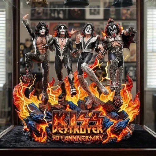 KISS 50th Anniversary Shape Acrylic Plaque