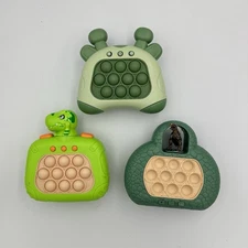 Pop it Handheld Electronic Game Lights And Sounds Fidget Toy Lot of 3