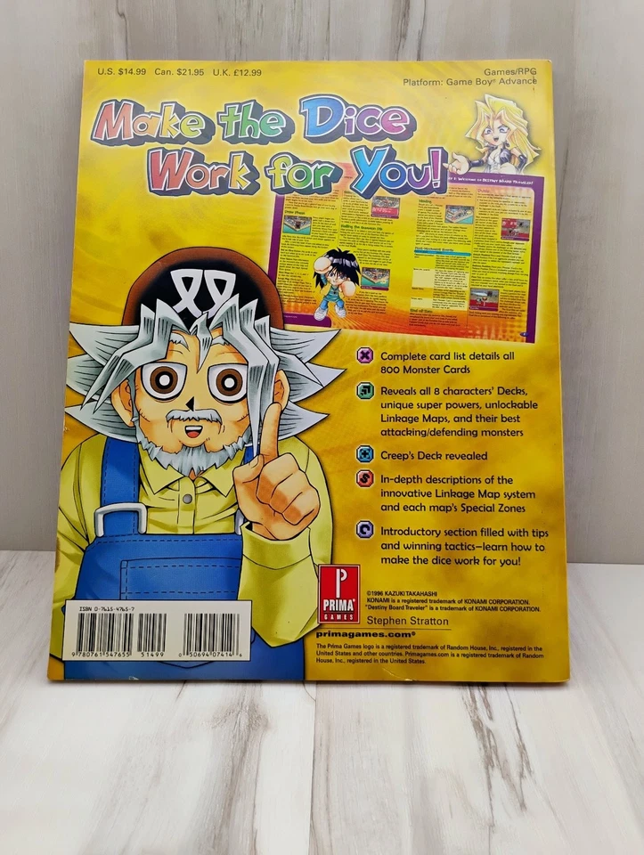 Yu-Gi-Oh! Destiny Board Traveler Game Boy Advance Руководство по Стратегии Prima - Изображение 2 из 4