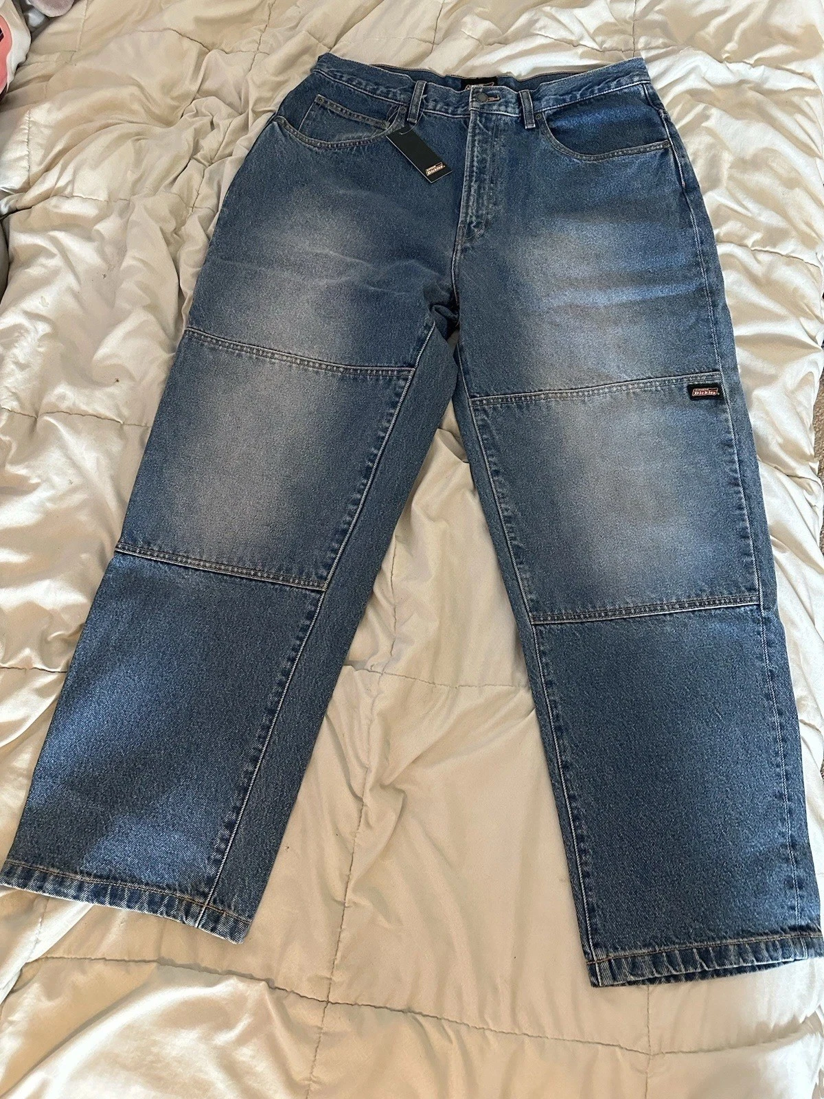 Jean baggy double genou Supreme X Dickies