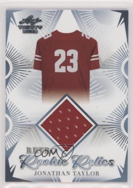 2023 Leaf Trinity Mega Box Retro Rookie Relics Jonathan Taylor #RRR-7 0u66