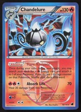 Chandelure Full Holo 16/116 Pokemon Plasma Freeze LP