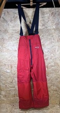 MUSTO Yachting Salopettes Trousers Bib Pants Red UK Mens Size Large L