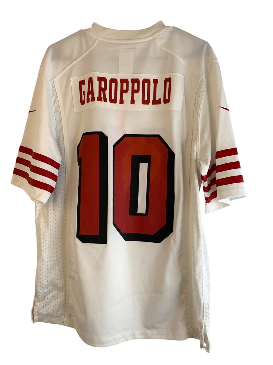 Nike NFL 49ers Garoppolo 75th Anniversary Jersey White/Red Size M