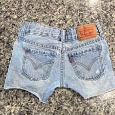 Levi's Light Blue Denim Kids Shorts