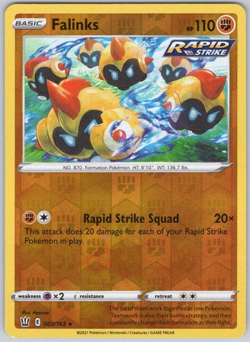 Falinks 083/163 Reverse Holo Battle Styles BST NM/M