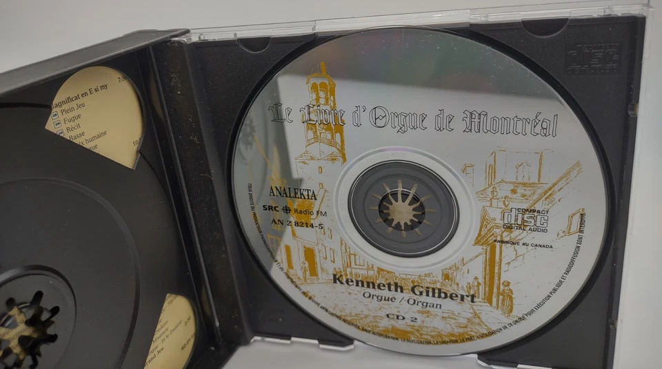 Le Livre d'Orgue de Montreal (K. Gilbert) Analekta 2 CDs nm Foto 4 de 4
