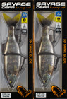 (LOT OF 2) SAVAGE GEAR 5.25" 3D SHINE GLIDE 1586429 GHOST GILL CO6301 — photo 1