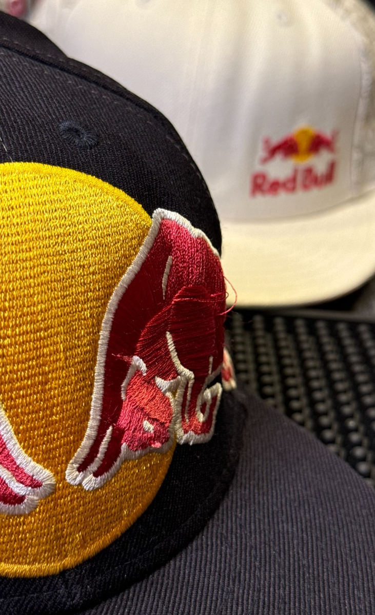 Red Bull Athletes Only Hat - New Era 59Fifty - Color Navy - Size 7