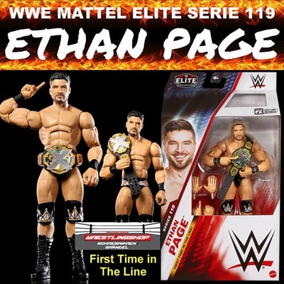 WWE MATTEL ELITE 119 ETHAN PAGE NXT WRESTLING ACTION FIGUR BASIC RAW FIRST TIME