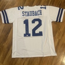ROGER STAUBACH signed COWBOYS Jersey JSA COA Size XL