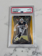 2024 Select Brock Bowers Suite Level 1/10 Gold Prizm Rookie(RC) PSA10
