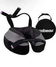 Cabeau Travel Neck Pillow with  The Neck's Evolution TNE S3 Black Gray Berlin
