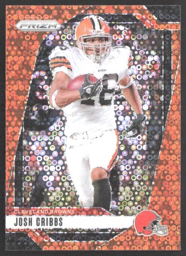 Josh Cribbs 2024 Panini Prizm Orange Disco #72 Cleveland Browns