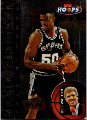1997-98 Hoops #22 David Robinson Talkin' Hoops basketball card 7FFFF