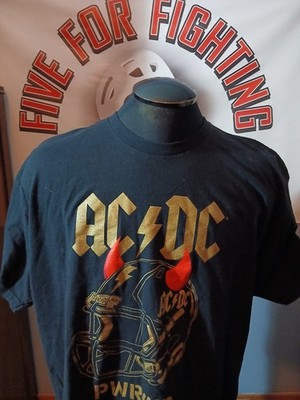 AC/DC AUTHENTIC MERCH ''POWERED UP'' 2025 TOUR T-SHIRT ROCK