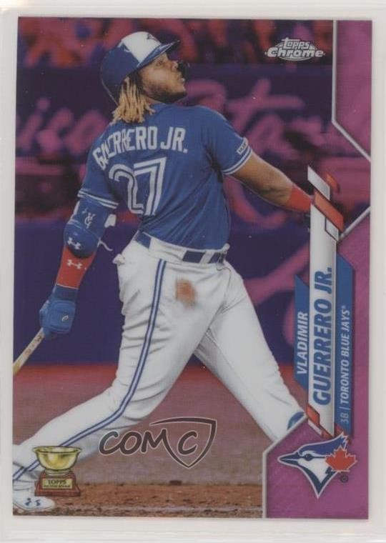 2020 Topps Chrome Pink Refractor Vladimir Guerrero Jr #133 00n5