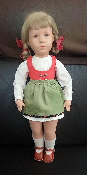 Original Käthe Kruse Puppe VIII (Deutsches Kind) 52cm, ca. aus dem Jahr 1971