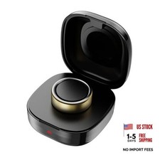 600mAh Wireless Charging Case Compatible with Oura Ring Gen4 Size 14 Black