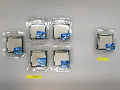 Mixed Lot of 6 Intel Core (5)i5-3470T (1)i5-3470S 2.90GHz LGA1155 CPU Processors
