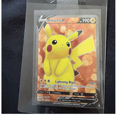 Pikachu-V Full Art Ultra Rare Holo V 157/172 Englisch Nintendo Pokémon TCG