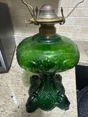 Light of Mine - Princess Feather Oil Lamp Replacement Dark Green Base(Base Only)