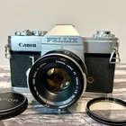 Canon PELLIX SLR 35mm Film Camera w/ Canon FL 50mm F1.8 Lens!（some issues）