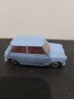 Vintage CORGI TOYS #226 MORRIS MINI MINOR Light Blue/Red Interior Diecast Car
