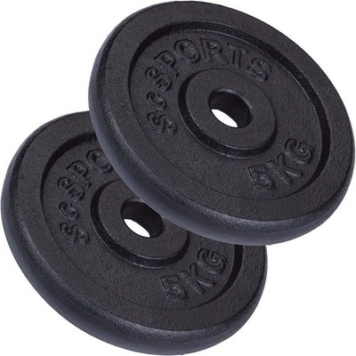 ScSPORTS  Hantelscheiben Set Ø 30mm Gusseisen Gewichtsscheiben Gewichte