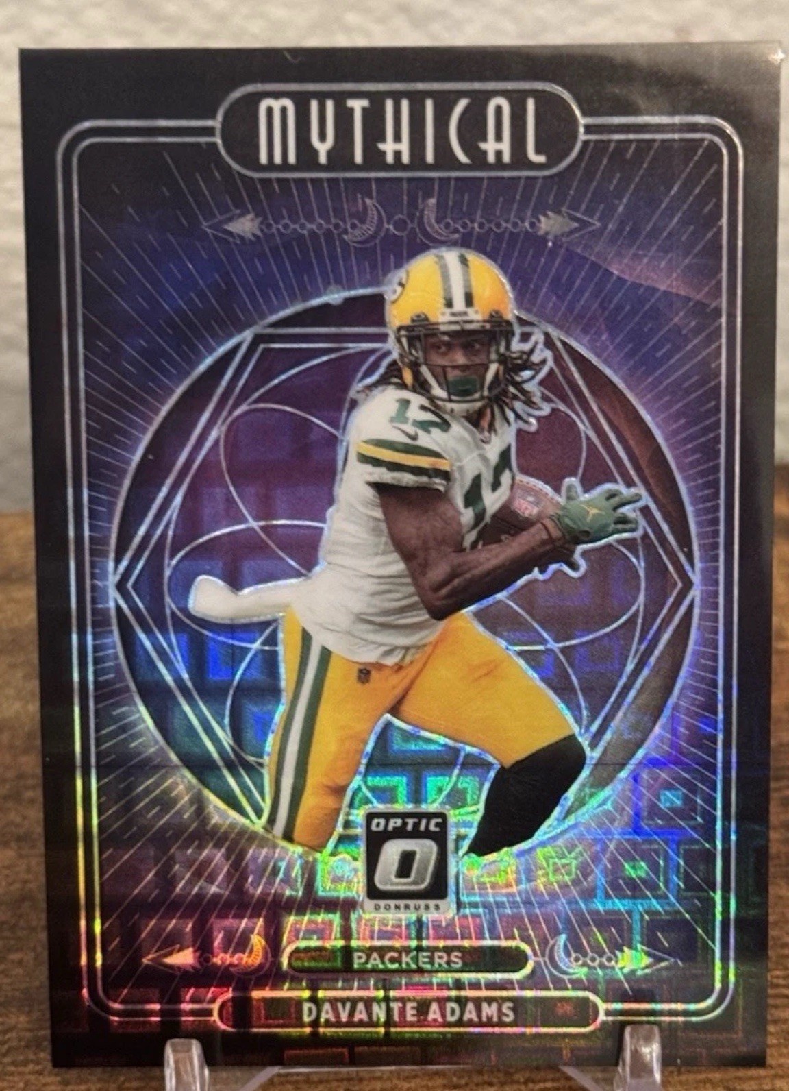 2021 Panini Donruss Optic Davante Adams Mythical Black Pandora Prizm 13/25 ssp