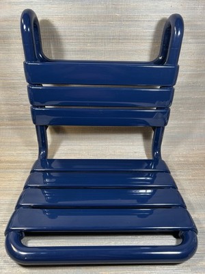 HEWI Hanging Shower Seat Dark Blue Removable 17-5/8'' Wide Bathroom Support